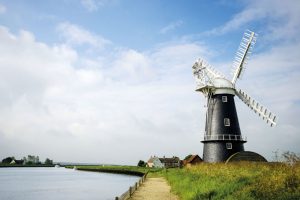 Windmill on norfolk broads