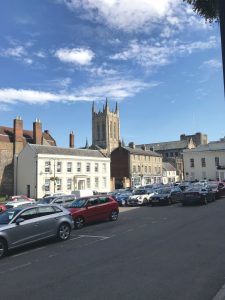 view of bury saint edmunds angel hill 